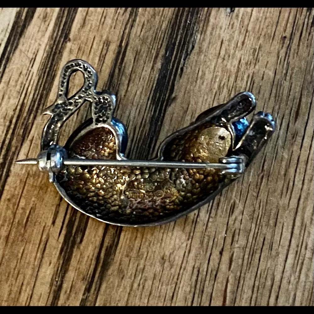 Sterling Silver Cat Pin/Brooch - Picture 4 of 6